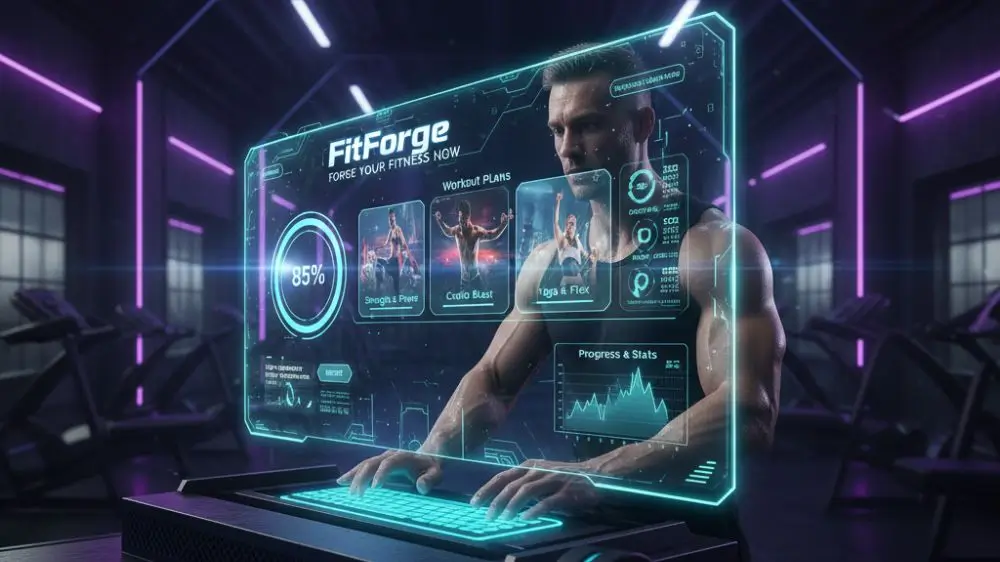 FitForge - דף נחיתה למאמן כושר